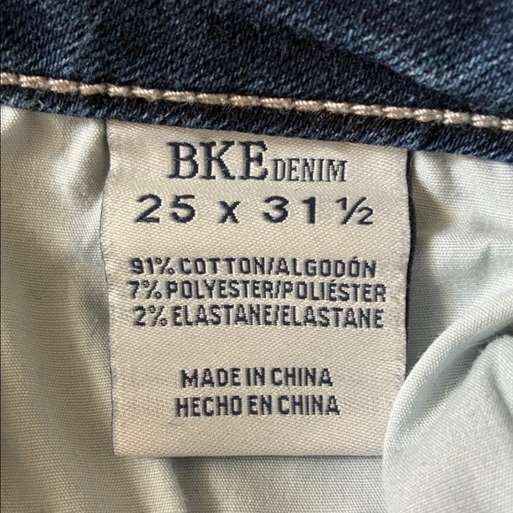 BKE STELLA Slim Fit Low Rise Bootcut Jeans sz.25 - Picture 8 of 8